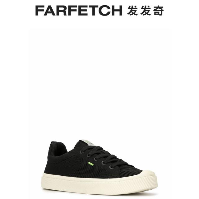 CARIUMA [热销单品]CARIUMA女士Court 黑色厚底休闲板鞋低帮运动鞋 发发奇