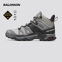 salomon 萨洛蒙 男款 户外运动防水透气中帮防护登山徒步鞋 X ULTRA 4 MID GTX 鲨鱼灰 474542 8 (42)