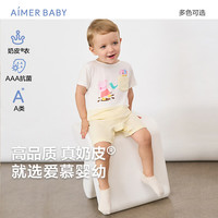 Aimer kids爱慕婴儿变形金刚小马宝莉男女婴幼短袖短裤连体爬服AB2458142