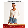 Abercrombie & Fitch 女装 24春美式复古休闲时髦个性高腰妈咪牛仔短裤 355494-1 中间色磨破款 24R (160/60A)