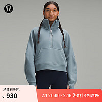 lululemon丨Scuba女士宽松款烟囱领卫衣 LW3HW0S 比利时蓝牛 XL/XXL