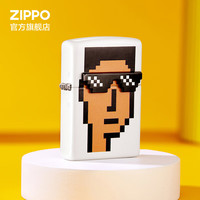 ZIPPO煤油防风打火机创意彩印系列像素玩家机型