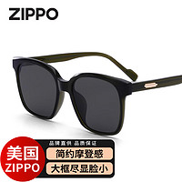 ZIPPO美国太阳镜板材经典尼龙大框防晒防紫外线潮搭墨镜男女9062C3