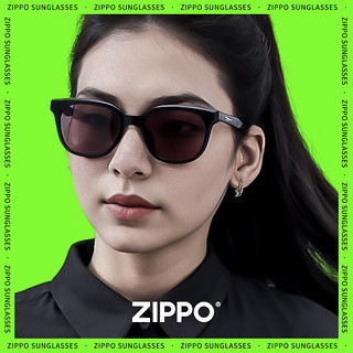 ZIPPO美国太阳镜遮阳防晒开车户外时尚显脸小男女高清尼龙墨镜9072C3