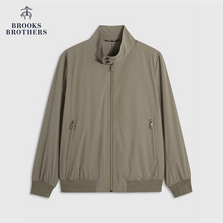 布克兄弟（BrooksBrothers）男士24早春美式立领休闲夹克外套 2004-卡其色 XL
