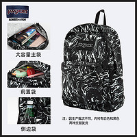 JANSPORT 杰斯伯 新款简约时尚麦旋风男女书包通勤背包设计感小众包