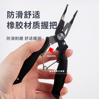 桑巴多功能微物路亚钳控鱼器迷你不锈钢剪线钓鱼钳子摘钩钳绑钩钳