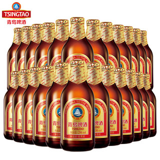 青岛啤酒（TsingTao）青岛山东箱劲爽多仓库就近仓发整箱国产福禧罐 年货 小棕金11度 296mL 24瓶