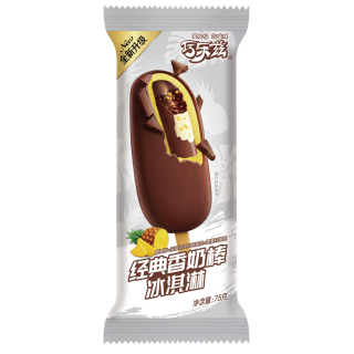 国家补贴：伊利 国产巧乐兹香奶棒巧克力味脆皮冰淇淋 75g/支*5支