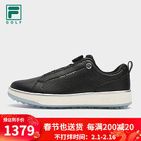 FILA 斐乐男鞋GF 1911 TRAINER软钉高球鞋季综训鞋 黑-BK 42