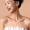 【新年】YIN隐「隐」系列莫比乌斯环项链 18K金锁骨链奢侈品 链长40+2.5+2.5cm