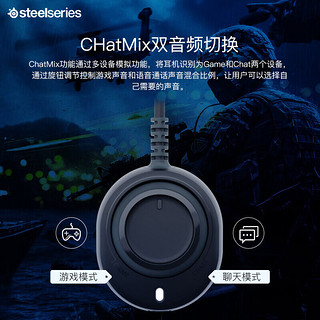 Steelseries 赛睿 Arctis 寒冰 Pro+GameDAC有线无线游戏电竞电脑头戴式耳机RGB降噪耳麦 Arctis 寒冰专业版+GameDAC-白