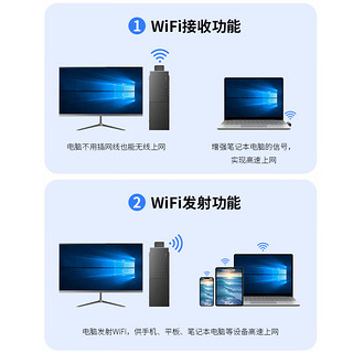 COMFAST CF-WU815N 笔记本usb无线网卡150M快速稳定迷你免驱网卡