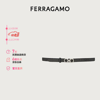 菲拉格慕 Ferragamo）女士黑色皮带 0759452_C  _ 90