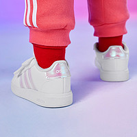 adidas 阿迪达斯 GRAND COURT魔术贴板鞋小白鞋男女婴童冬季adidas阿迪达斯轻运动