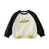棉花堂童装2024春季新款针织圆领卫衣宝宝卡通休闲可爱高级感上衣