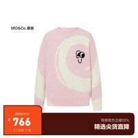 little MO&Co.little moco童装23冬装男女童含羊毛套头保暖毛衣KBC4SWT009 水晶粉色 110/52