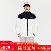 卡帕（Kappa）复古防风衣2024新款男春防晒休闲外套连帽长袖K0E12FJ03