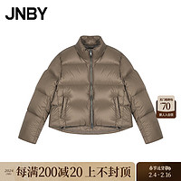 JNBY/江南布衣23冬羽绒服宽松立领长袖通勤5NBC1572H 216/腊粉驼色 XS