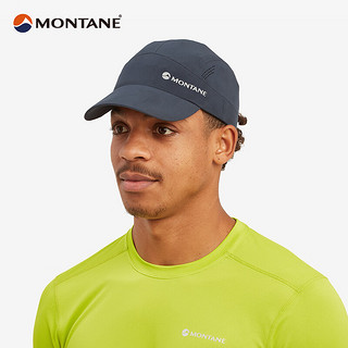 MONTANE盟泰恩 TRAIL LITE CAP 轻便透气户外运动帽徒步越野跑 帽子 日蚀蓝 ONE SIZE