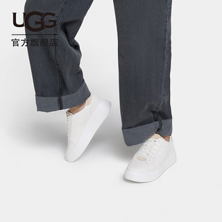 UGG春季女士时尚平底系带休闲鞋1158032WHT白色37 WHT|白色