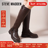 STEVE MADDEN/思美登冬季烟筒靴时装高筒靴 GENERALLY 黑色 3