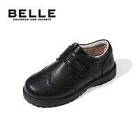 88VIP：BeLLE 百丽 童鞋男童英伦风小皮鞋秋季新款儿童宝宝学生校园演出单鞋鞋子