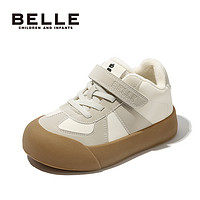 88VIP：BeLLE 百丽 童鞋女童板鞋2023冬季新款加绒保暖鞋子男童运动鞋儿童二棉鞋