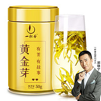 一杯香茶叶绿茶黄金芽安吉明前白茶2023新茶春茶自己喝品鉴装年货50g