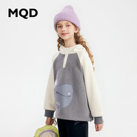 马骑顿 MQD2023童装女童奥粒绒卫衣冬装儿童加绒加厚保暖圆领上衣潮