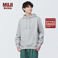 无印良品（MUJI）男式  毛圈棉 套头卫衣 男士男生 春季   AB1LUA4S 灰色 XL(180/104A)