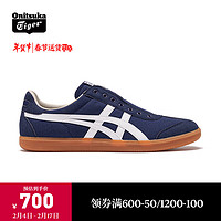 Onitsuka Tiger鬼塚虎运动休闲鞋一脚蹬德训鞋男女TOKUTEN SLIP-ON 1183C248-400 深蓝色/白色 41.5