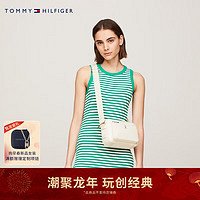 TOMMY HILFIGER  24春季女装通勤金属字母单肩相机包斜挎包AW0AW15991 米白色AEF OS