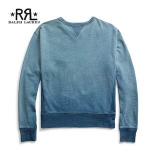 RRL男装 经典款靛蓝毛圈布运动衫RL90169 410-海军蓝 XS