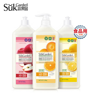 Suk Garden 蔬果园 果蔬餐具清洗剂 洗洁精食品级 洗涤灵家用厨房洗碗液2.88kg