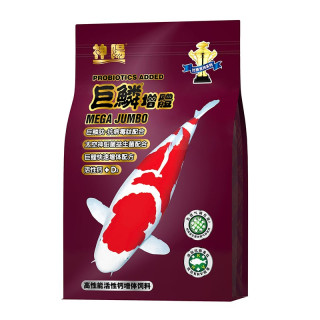 神阳 锦鲤饲料巨鳞增体1kgM粒金鱼饲料鱼食鱼粮观景鱼池冷水鱼饲料