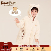 PawinPaw卡通小熊童装20男女宝连体衣连帽保暖爬服 Ivory米白色/39 100cm