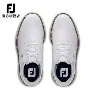 FOOTJOY 高尔夫球鞋FJ儿童鞋Junior轻量青少年有钉golf运动鞋子男 白/灰45035 美码6=37.5码