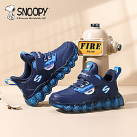 88VIP：SNOOPY 史努比 童鞋男童运动鞋秋运动鞋气垫缓震跑步透气鞋