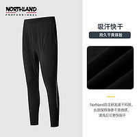 NORTHLAND 诺诗兰 速干九分裤春夏新款户外旅行徒步跑步吸汗裤子NQPBH5203S