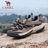 CAMEL 骆驼 2024春季户外徒步运动登山男鞋复古休闲透气舒适低帮工装鞋 G14S342046 杏色 41