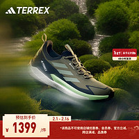 adidas FREE HIKER GORE-TEX防水户外boost徒步鞋阿迪达斯TERREX 橄榄绿/黑色 40(245mm)