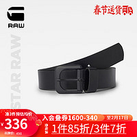 G-STAR RAW2024Zed针扣男装牛皮带裤腰带 90CM