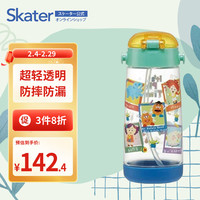 skater儿童吸管杯透明水杯水壶 玩具总动员480ml 儿童吸管杯-玩具总动员480ml
