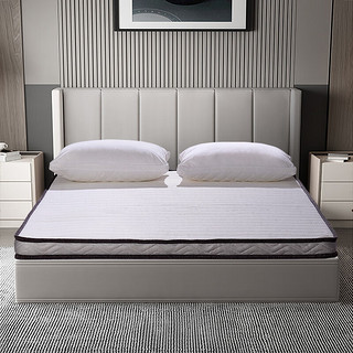 富安娜床垫乳胶海绵垫防滑加厚床垫 单双人保护垫150*200cm白