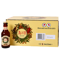 阿尔寇（ALCO）欧洲原瓶阿尔寇白啤酒250毫升瓶整箱装 阿尔寇白啤250ml*24瓶