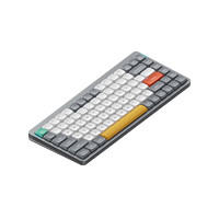 NuPhy Air75 V2 客制化矮轴机械键盘mac无线蓝牙超薄双三模静音办公 月岩灰 越橘轴（线性轴/45gf）