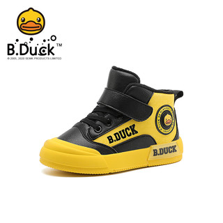 B.Duck bduck小黄鸭童鞋儿童棉鞋冬男童运动鞋加绒保暖宝宝鞋