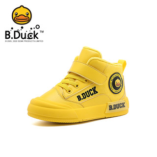 B.Duck bduck小黄鸭童鞋儿童棉鞋冬男童运动鞋加绒保暖宝宝鞋