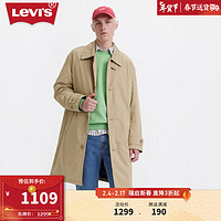 Levi's李维斯24春季男士夹棉风衣外套美式复古 卡其色 XS